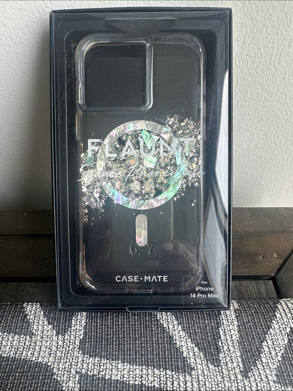 CASE-MATE Glitter Clear Fits  iPhone 14&15 Pro Max Case
